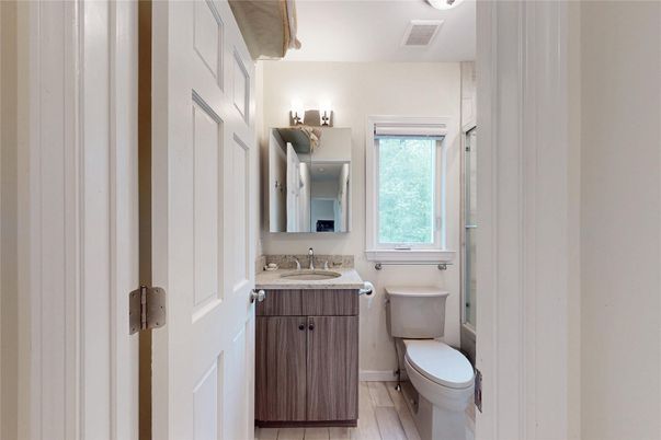 Bathroom, Interior, Wood Texture Flooring