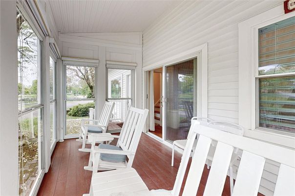 Interior, Sun Room, Wood Texture Flooring