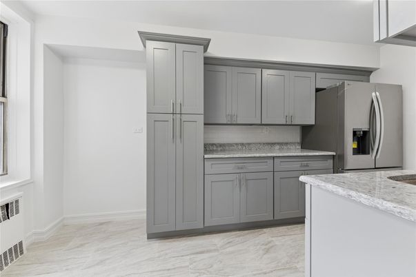 Interior, Kitchen, Marble, Stainless Steel Appliances