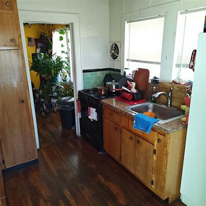 Interior, Kitchen, Wood Texture Flooring
