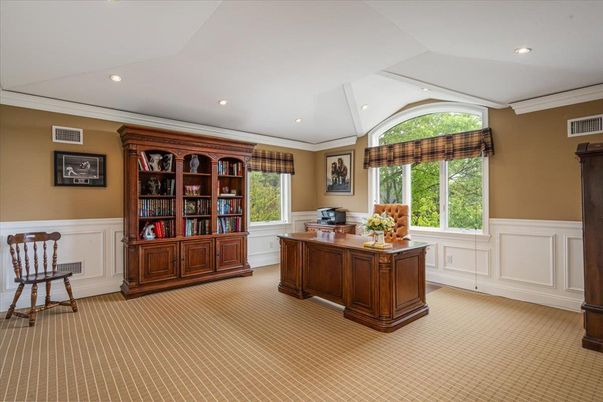 Home Office, Interior, Recessed Lighting