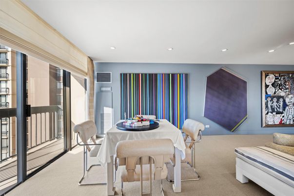 Dining room, Game Room, Interior, Recessed Lighting