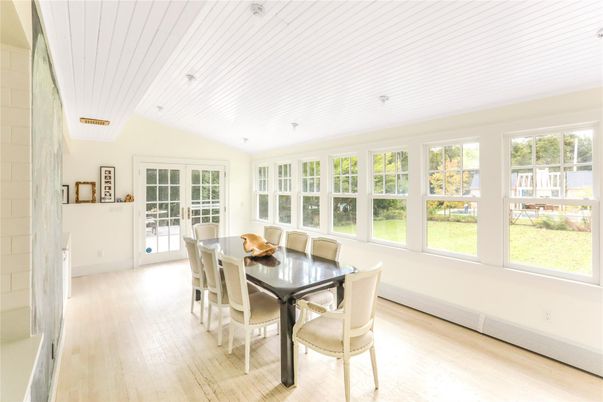 Dining room, Interior, Wood Texture Flooring