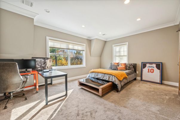 Bedroom, Home Office, Interior, Recessed Lighting