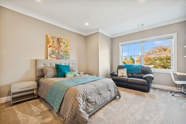 Bedroom, Interior, Recessed Lighting