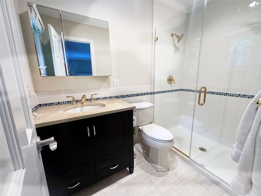 Bathroom, Glass Shower, Interior
