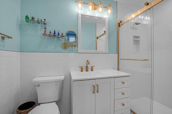 Bathroom, Glass Shower, Interior