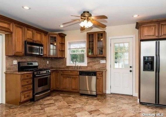 Interior, Kitchen, Recessed Lighting, Stainless Steel Appliances