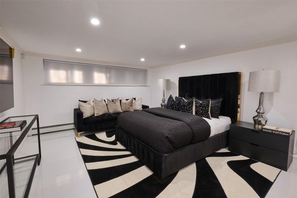 Bedroom, Interior, Recessed Lighting