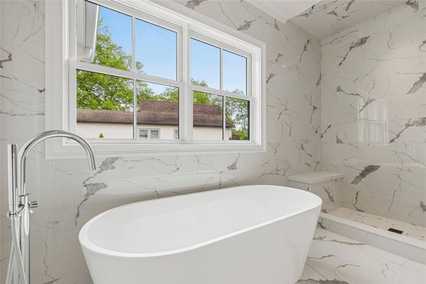 Bathroom, Free Standing Baths, Interior, Marble, Marble Walls