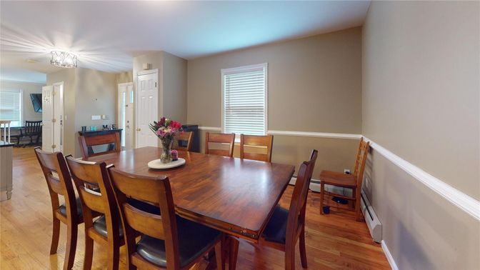 Dining room, Interior, Wood Texture Flooring