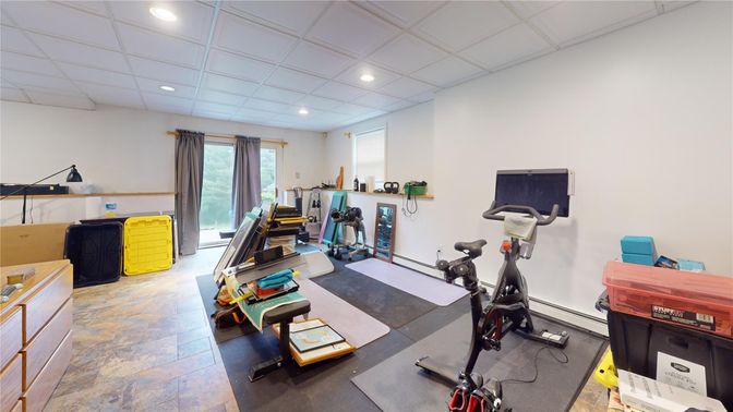 Fitness Equipment, Interior, Recessed Lighting