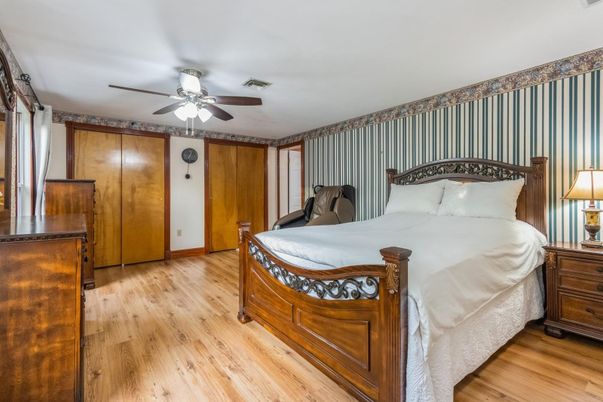 Bedroom, Interior, Wood Texture Flooring