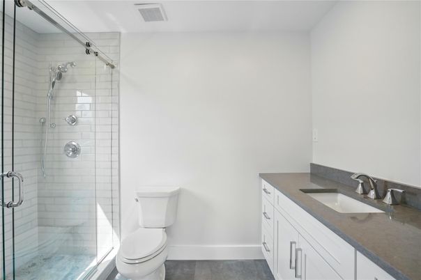 Bathroom, Glass Shower, Interior