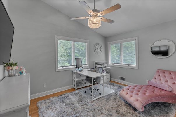 Home Office, Interior, Wood Texture Flooring