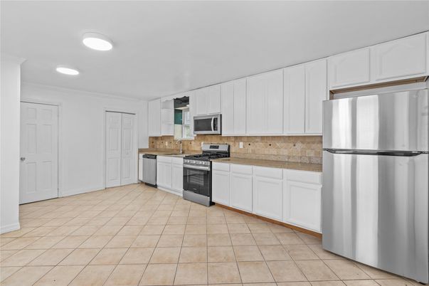 Interior, Kitchen, Recessed Lighting, Stainless Steel Appliances
