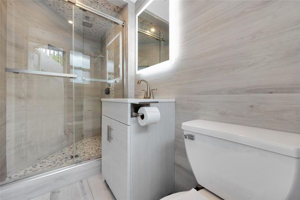 Bathroom, Glass Shower, Interior