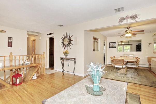 Dining room, Interior, Wood Texture Flooring
