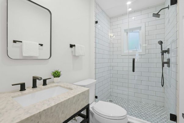 Bathroom, Glass Shower, Interior