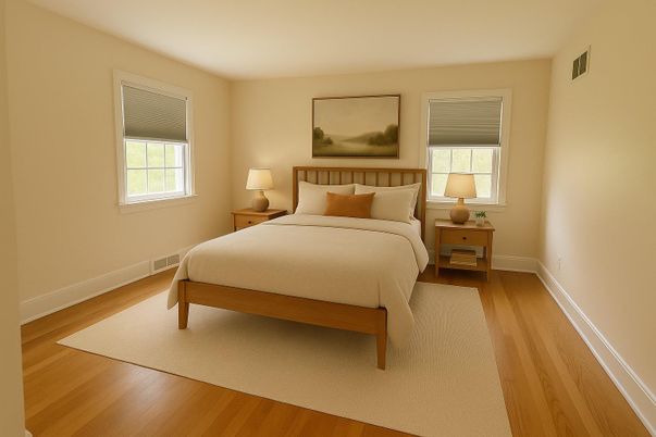 Bedroom, Interior, Wood Texture Flooring