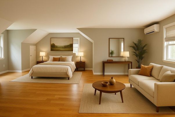 Bedroom, Interior, Wood Texture Flooring
