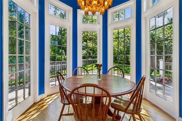 Chandelier, Dining room, Interior, Sun Room, Wood Texture Flooring