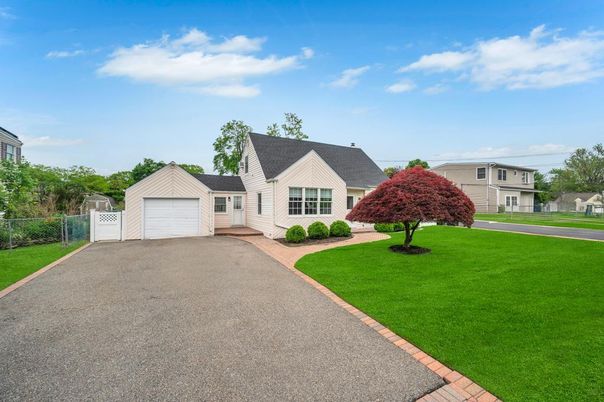 Attached, Backyard, Detached Garage, Exterior, Facade, Cape Cod
