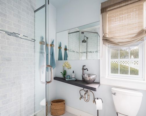 Bathroom, Glass Shower, Interior