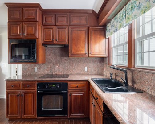 Interior, Kitchen, Wood Texture Flooring
