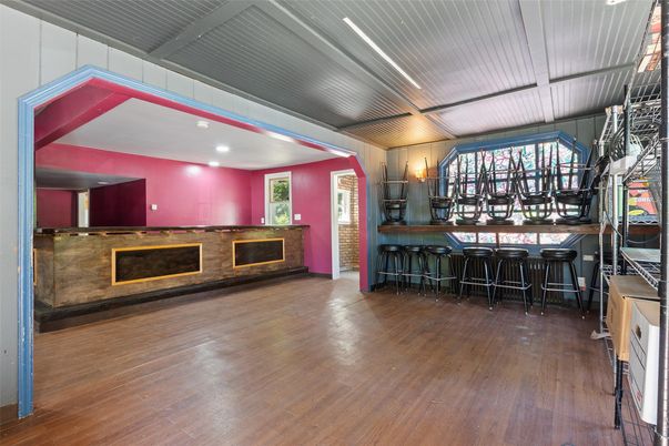 Fireplace, Interior, Recessed Lighting, Wood Texture Flooring