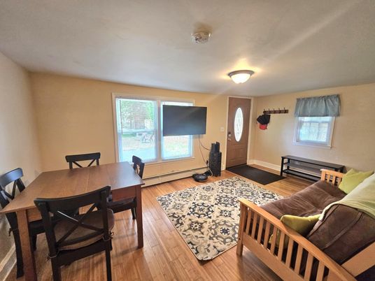 Dining room, Interior, Wood Texture Flooring