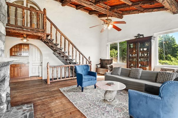 Interior, Living room, Wooden Beams, Wood Texture Flooring