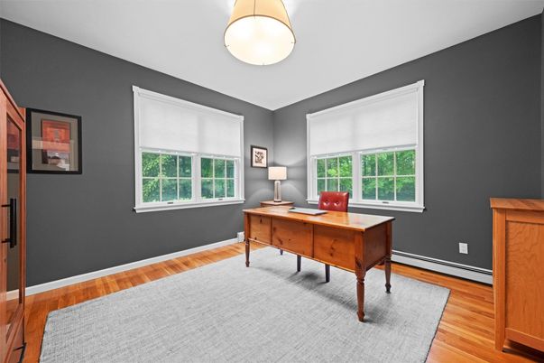 Home Office, Interior, Wood Texture Flooring