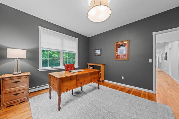 Home Office, Interior, Wood Texture Flooring