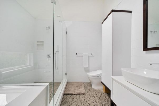 Bathroom, Glass Shower, Interior