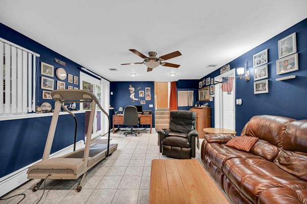 Home Office, Interior, Recessed Lighting