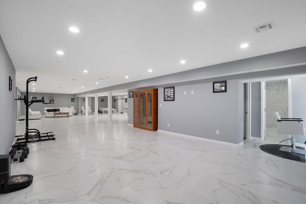 Interior, Living room, Marble, Recessed Lighting