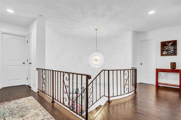 Chandelier, Interior, Recessed Lighting, Wood Texture Flooring