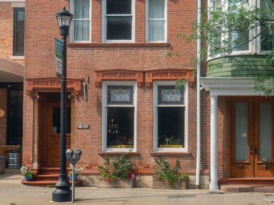 Exterior, Facade, Brick Facade, Rowhouse