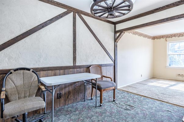 Dining room, Interior, Wooden Beams