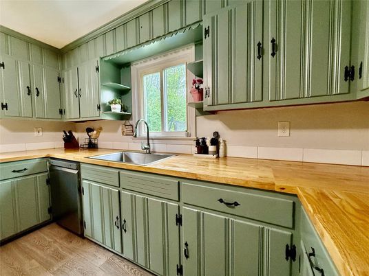 Interior, Kitchen, Wood Texture Flooring