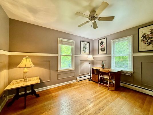 Home Office, Interior, Wood Texture Flooring