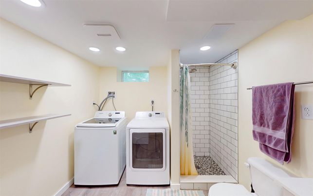 Interior, Recessed Lighting, Washer