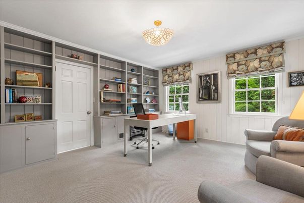 Chandelier, Home Office, Interior