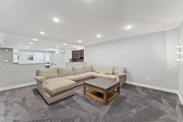 Interior, Living room, Recessed Lighting