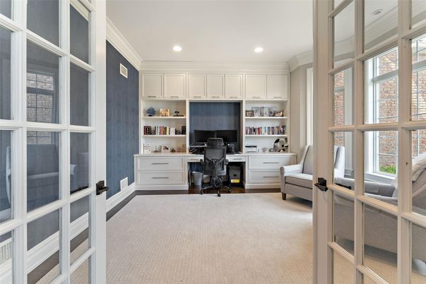 Home Office, Interior, Recessed Lighting