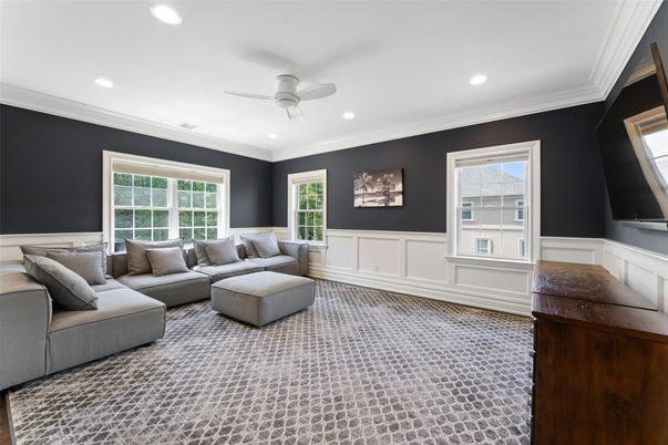 Interior, Living room, Recessed Lighting