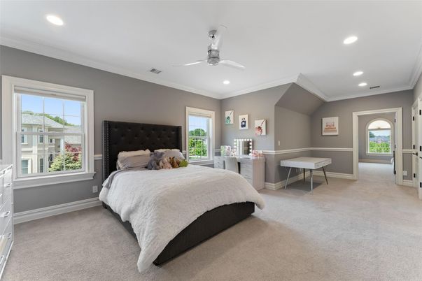 Bedroom, Interior, Recessed Lighting