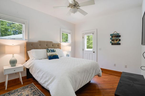 Bedroom, Interior, Wood Texture Flooring