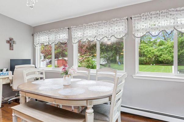 Dining room, Interior, Wood Texture Flooring